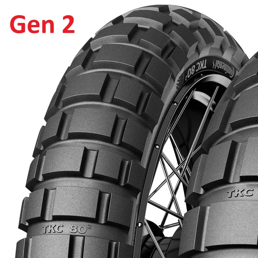 50/50 ADV Tyre Continental TKC80 Gen2 90/90 -21 54R TL Front