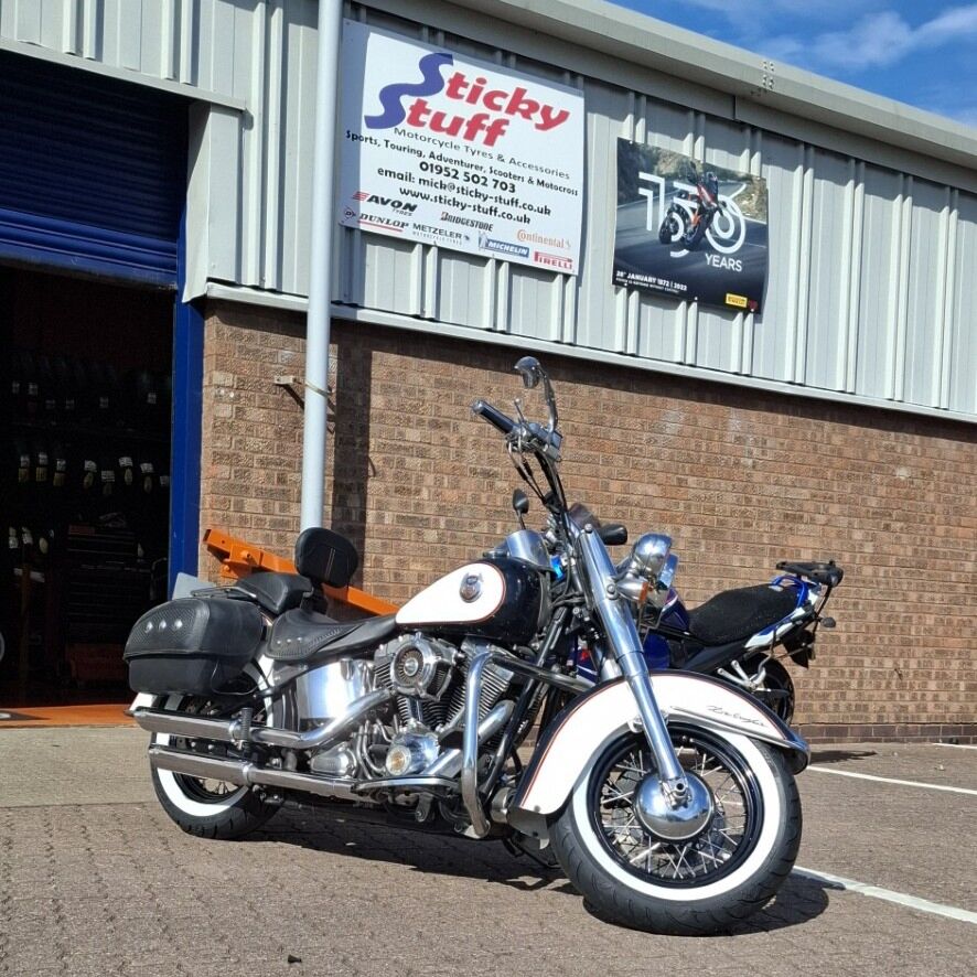Avon Cobra Chrome White Wall Tyres Pair Deals - Premium