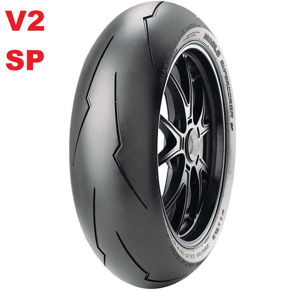 パーツ PIRELLI DIABLO SUPERCORSA SP V2 190/55 Pirelli Diablo Supercorsa V2 SP Motorcycle Tyres - Free Delivery