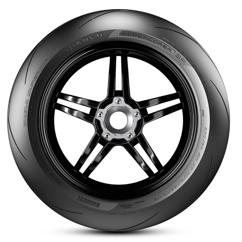 パーツ DIABLO SUPERCORSA SP V3 Pirelli Supercorsa V3 SP Motorcycle Tyres Pair Deals - Free Delivery