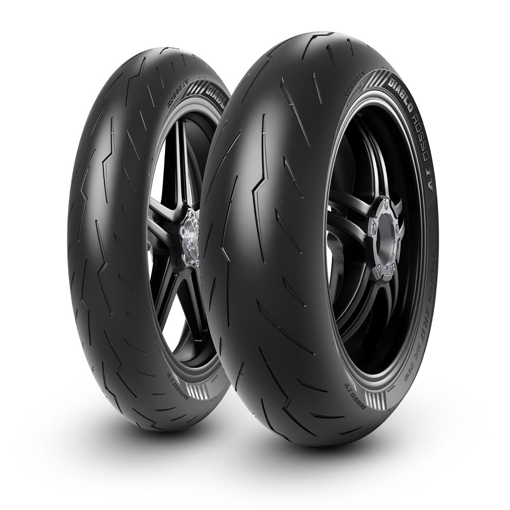 Pirelli Diablo Rosso IV Motorcycle Tyres Pair