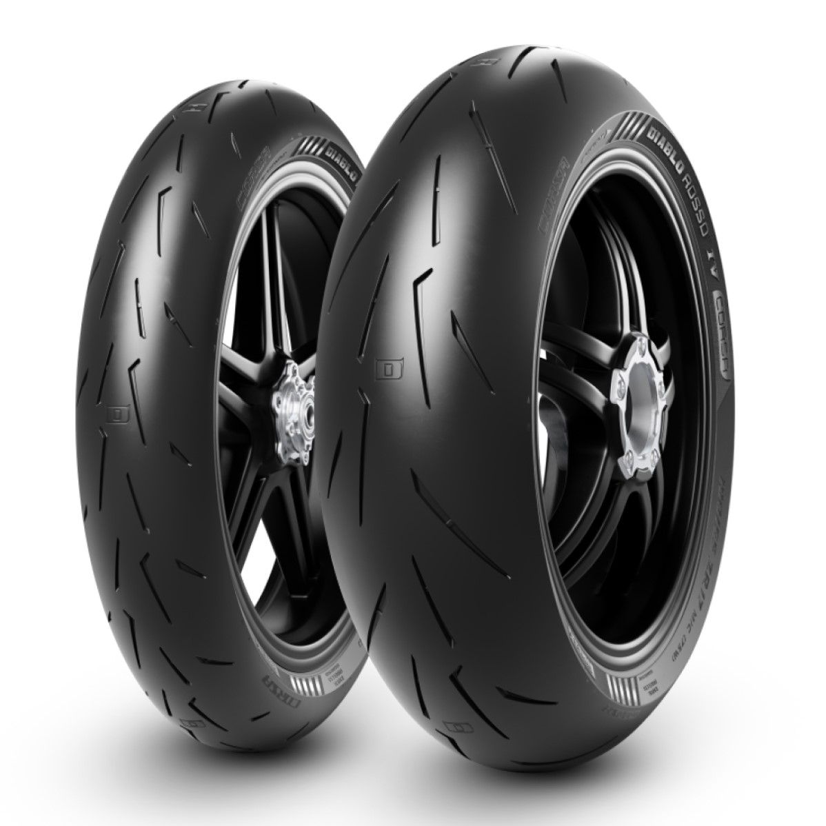 Pirelli Diablo Rosso IV Corsa Motorcycle Tyres Pair