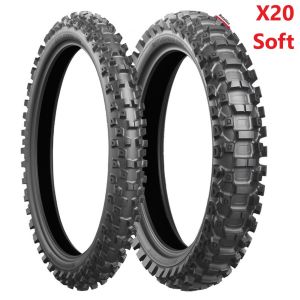 Bridgestone Battlecross NHS X20 Soft Motocross Tyres Pair Deals
