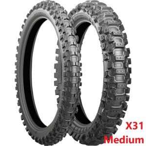 Bridgestone Battlecross NHS X31 Medium Motocross Tyres Pair Deals