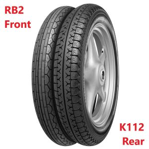 Continental RB2/K112 Motorcycle Tyres Pair Deals