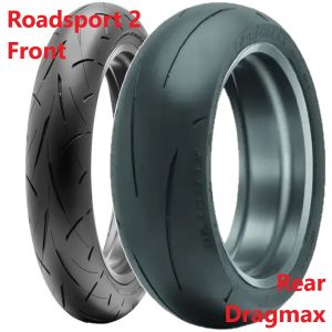 Dunlop Dragmax Motorcycle Tyres Pair Deals