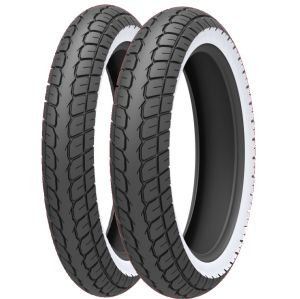 Kenda K418 WW Motorcycle Tyres Pair Deal