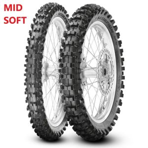 Pirelli Scorpion MX32 Motocross Tyres Soft to Medium Terrain Pair Deals