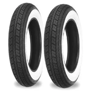 Shinko 550 Classic WW Motorcycle Tyres Pair Deals