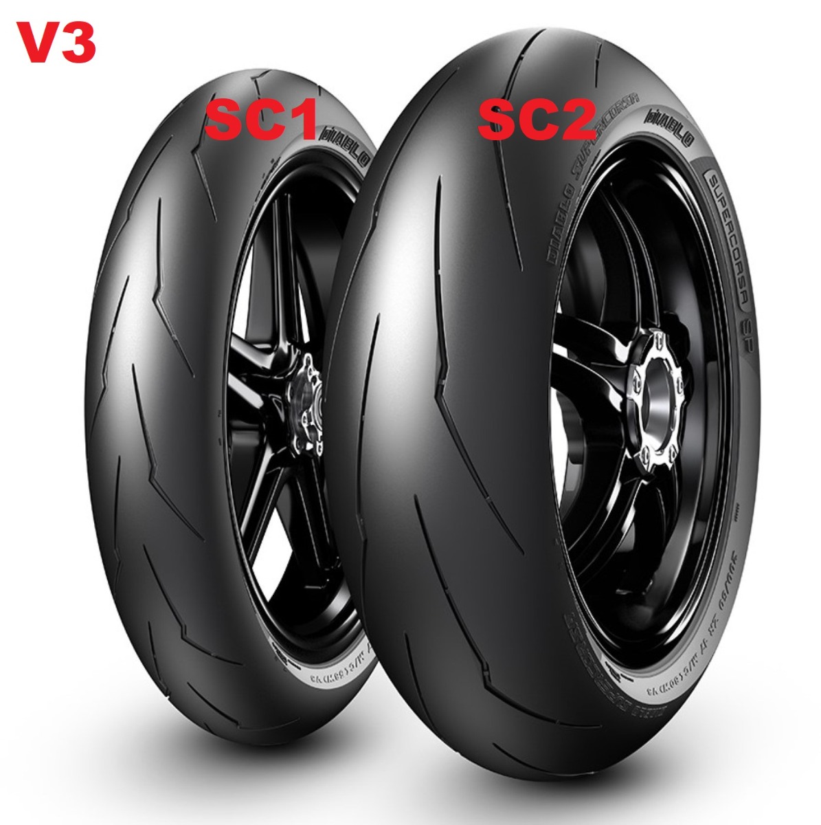 Race Tyres PIRELLI Diablo Supercorsa V3 120/70ZR17 SC1 & 190