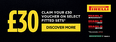Save with Pirelli's £30 off promotion - Ends 30th April 2025 
