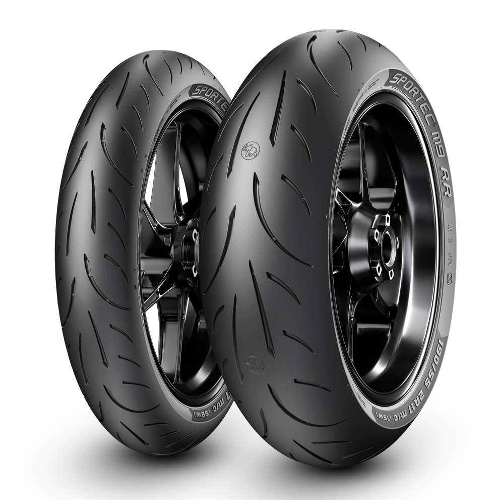 Metzeler M9RR motorcycle tyre pair