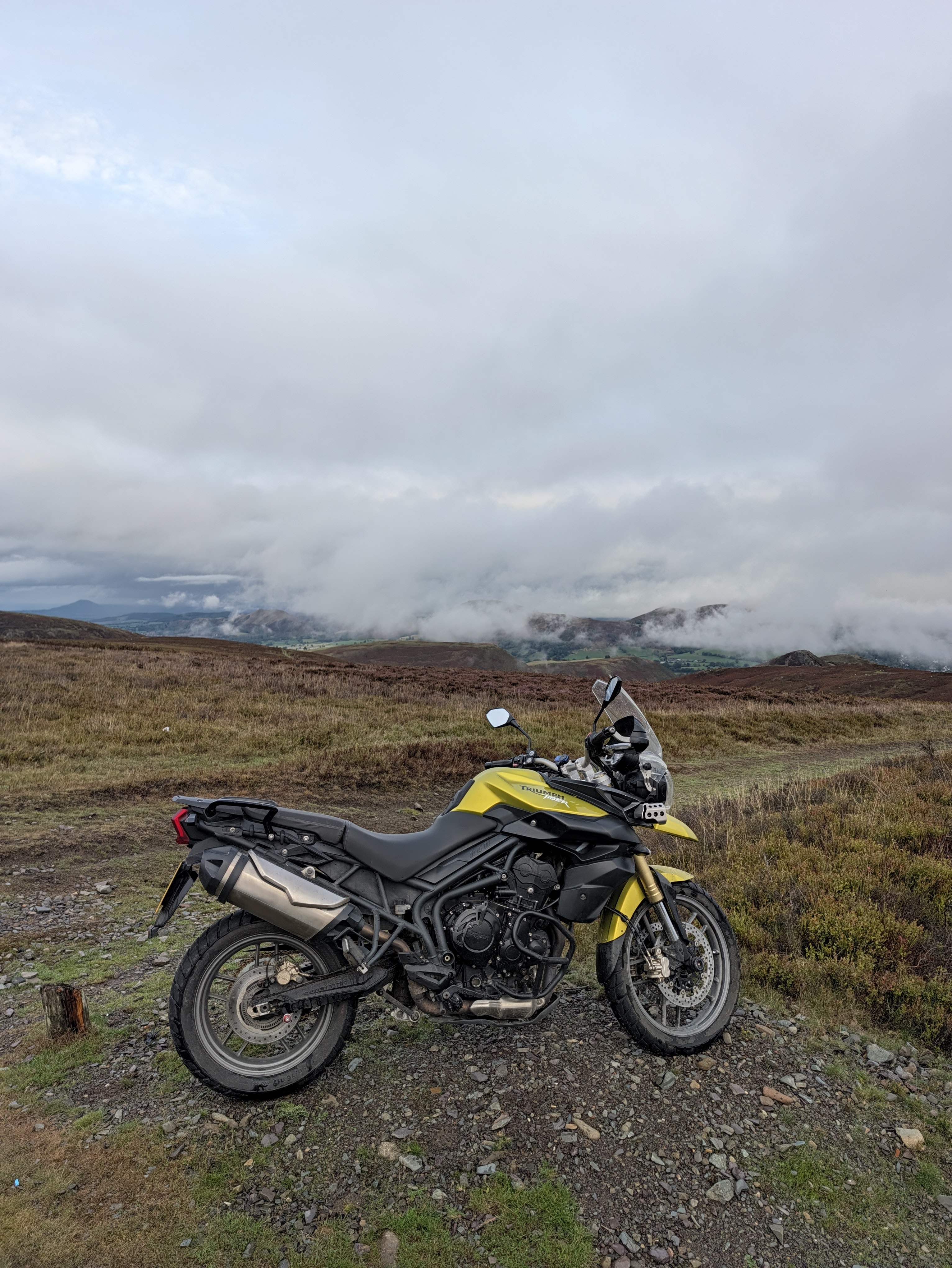 Triumph Tiger 800 motorcycle
